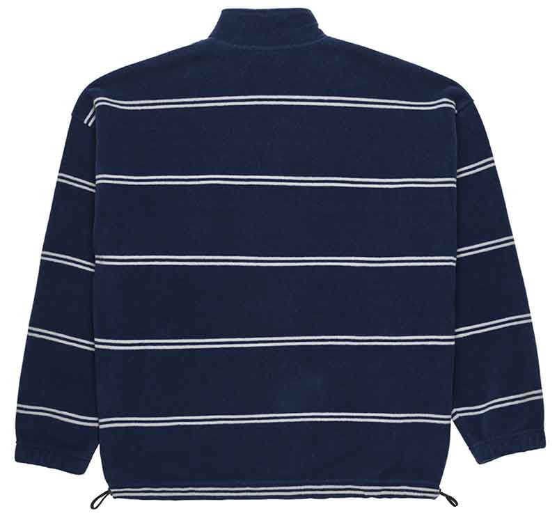 Polar Striped Fleece Pullover 2.0 Rich Navy  Polar   