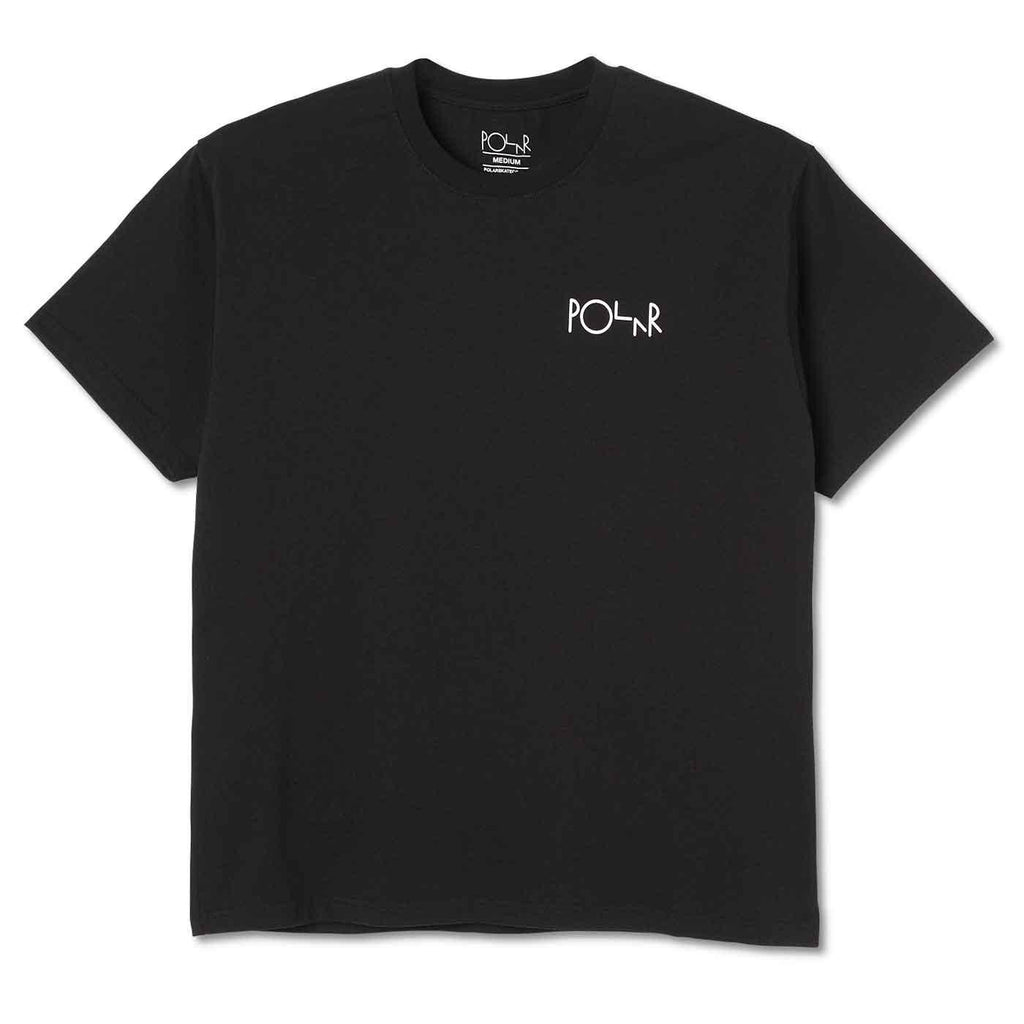 Polar Skate Co. Stroke Logo T-Shirt Black Handelsware Polar   