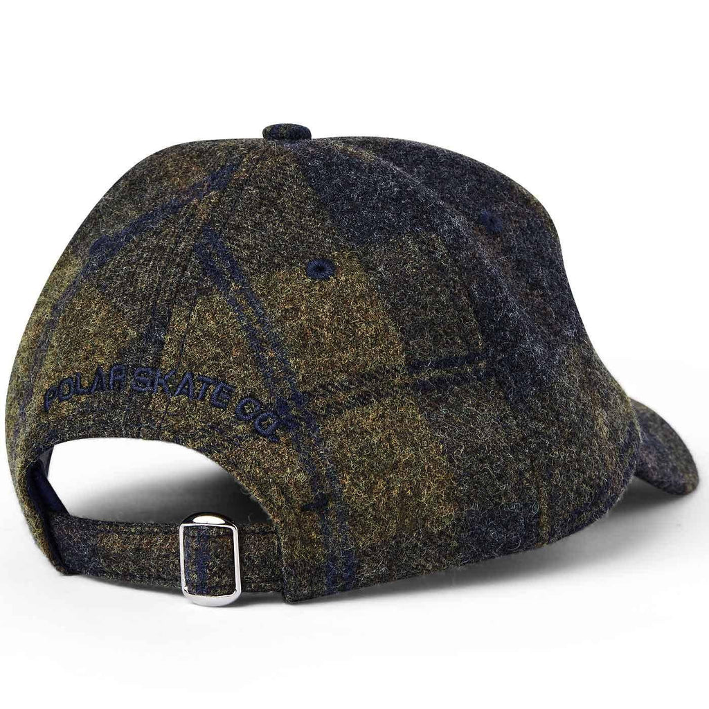Polar Skate Co. Wool Stroke Logo Cap Green  Polar   