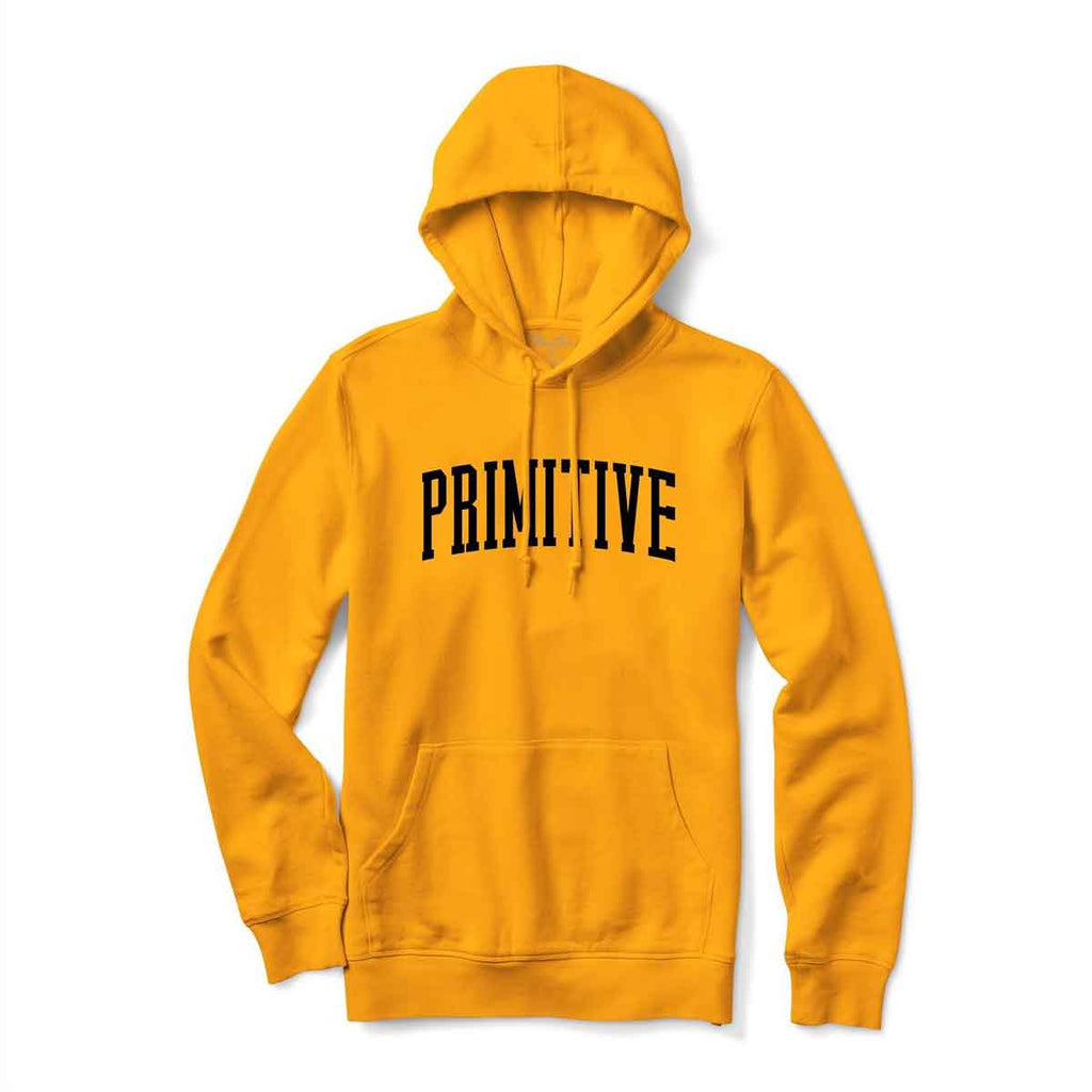 Primitive Collegiate Hooded Sweatshirt Gold  Primitive   