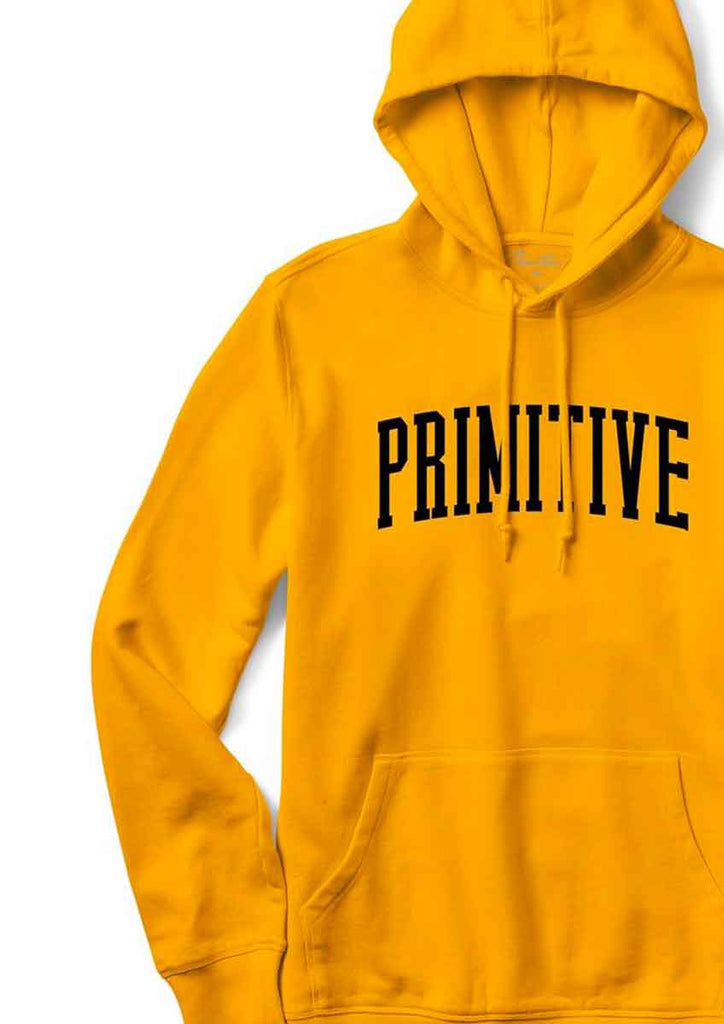 Primitive Collegiate Hooded Sweatshirt Gold  Primitive   