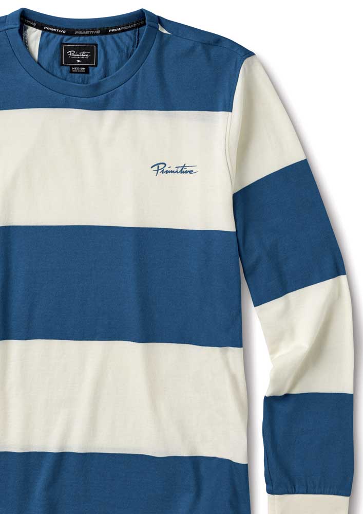 Primitive Hampton Longsleeve T-Shirt Navy  Primitive   