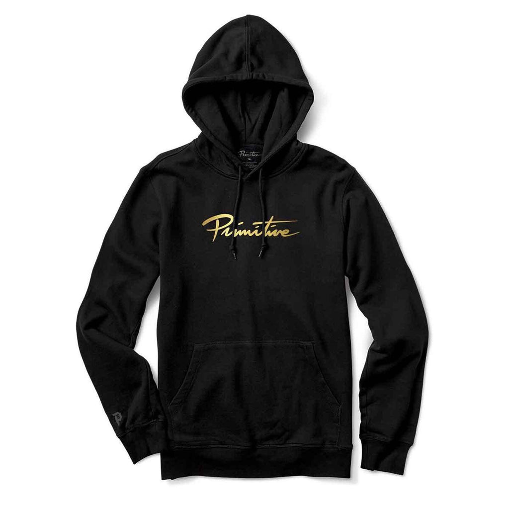 Primitive Nuevo Gold Foil Hooded Sweatshirt Black  Primitive   