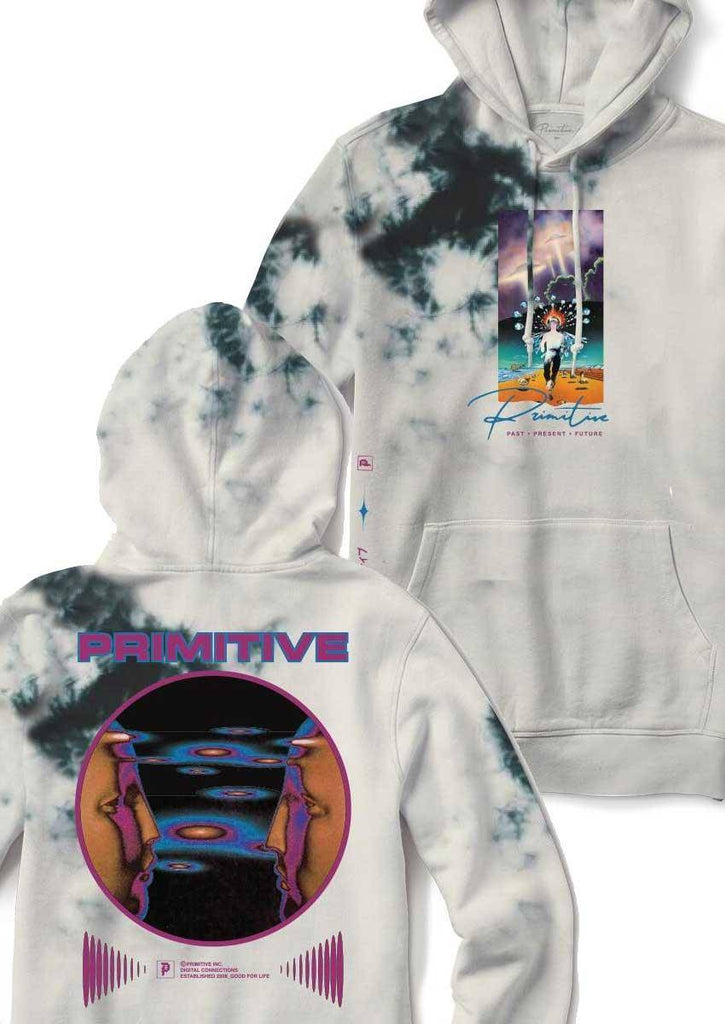 Primitive Systems Washed Hooded Sweatshirt Cream  Primitive   