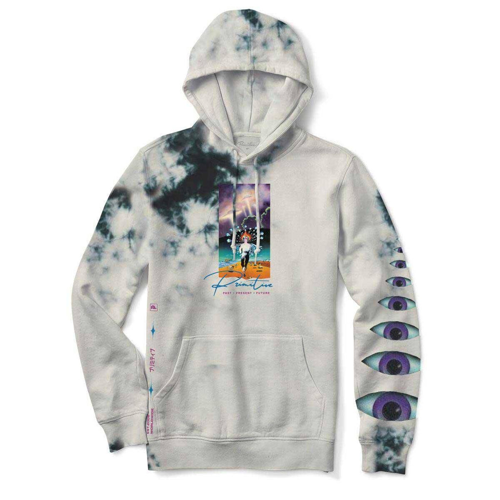 Primitive Systems Washed Hooded Sweatshirt Cream  Primitive   