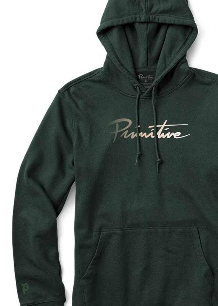 Primitive Nuevo Trails Hooded Sweatshirt Hunter Green  Primitive   