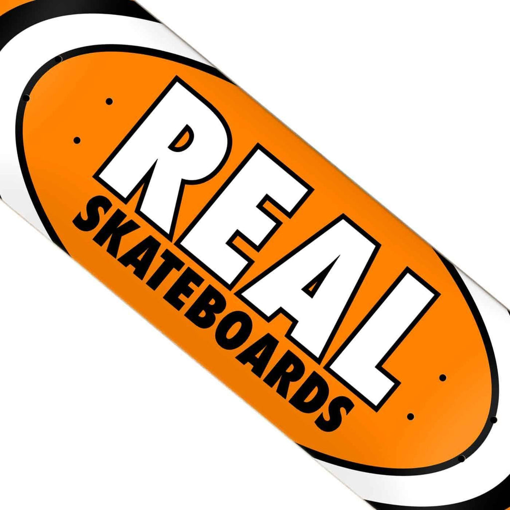 Real Classic Oval 7.5 Deck Orange Handelsware Real   