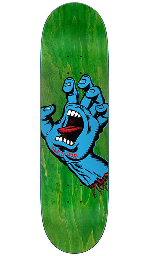 Santa Cruz Screaming Hand 8.8 Deck Green  Santa Cruz   