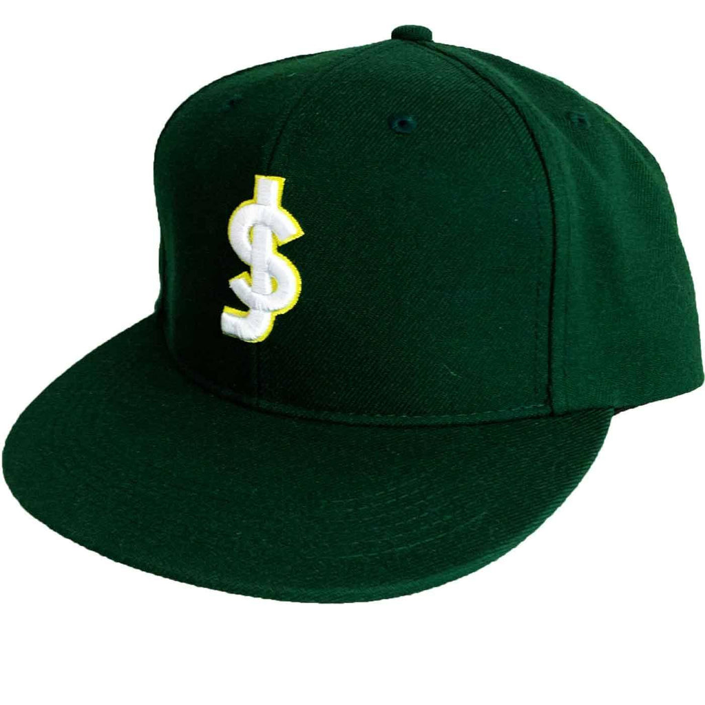 Shake Junt Stitches Snap Back Cap Dark Green  Shake Junt   