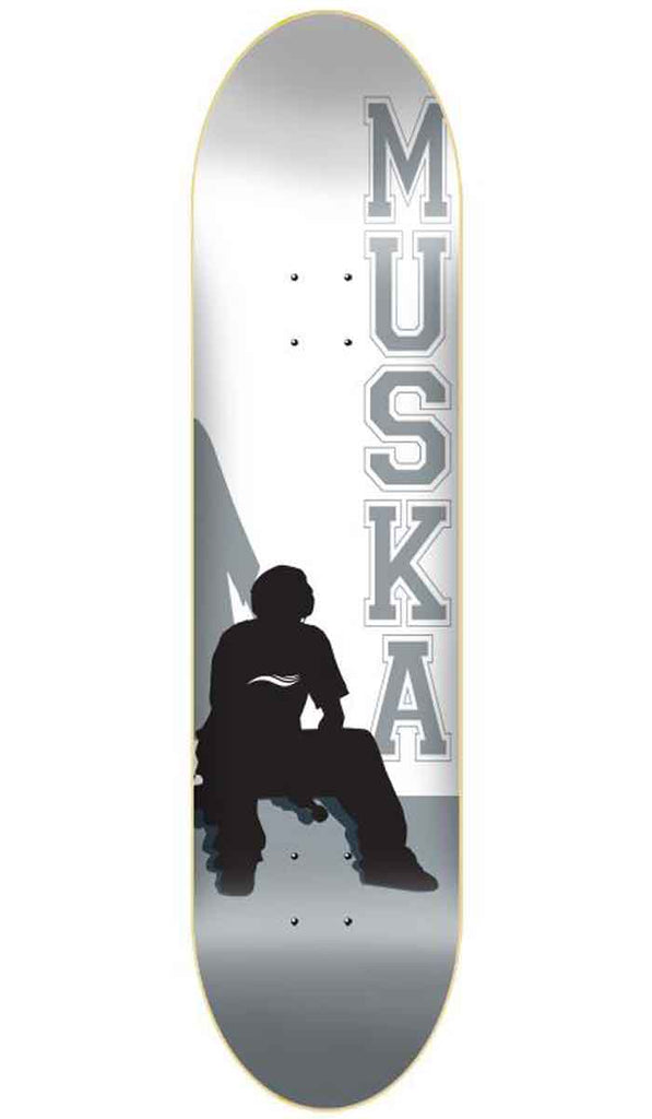 Shorty's Chad Muska Silhouette 7.5 Deck Grey  Shortys   