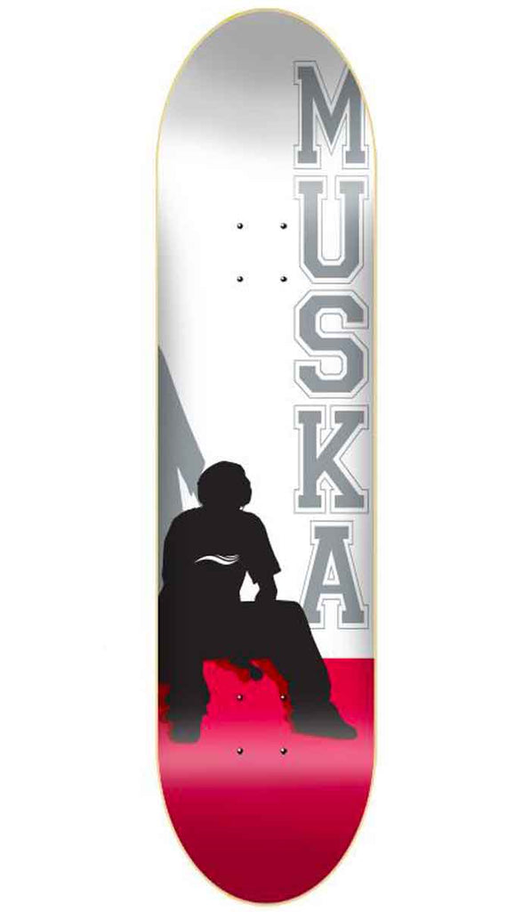 Shorty's Chad Muska Silhouette 8.0 Deck Red  Shortys   