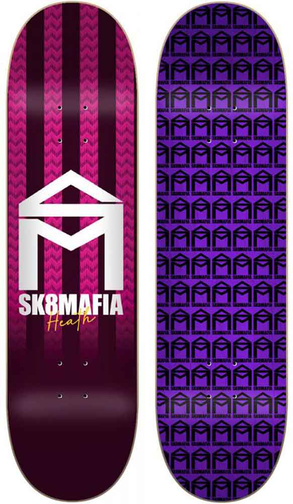 Skatemafia Heath House Stripes 8.375 Deck  Plan B   