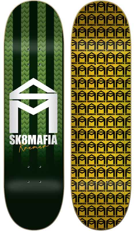 Skatemafia Kremer House Stripes 8.25 Deck  Sk8mafia   