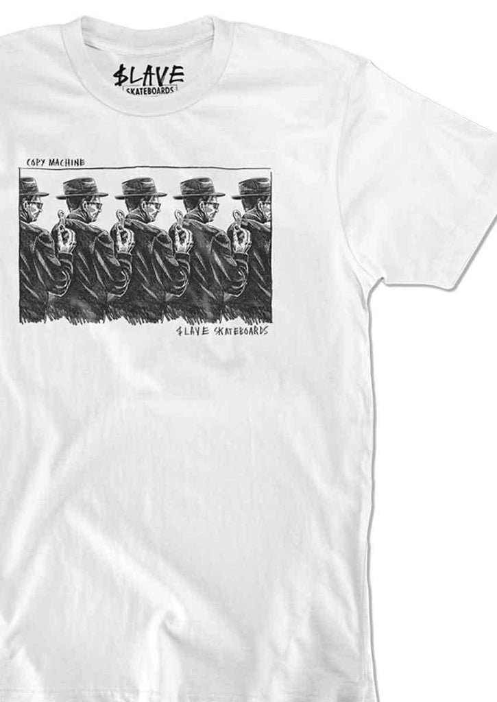 Slave Copy Machine T-Shirt White  Slave   