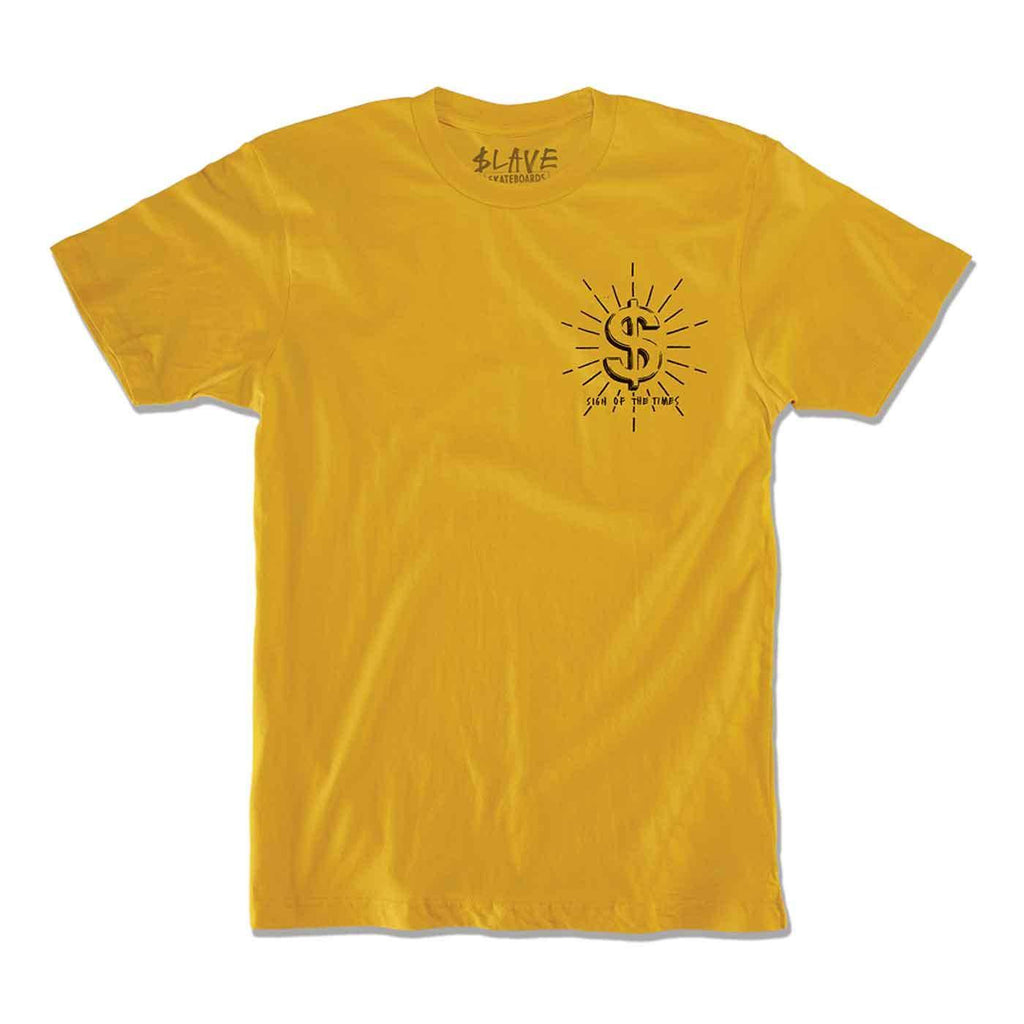 Slave Grave Sign T-Shirt Gold  Slave   