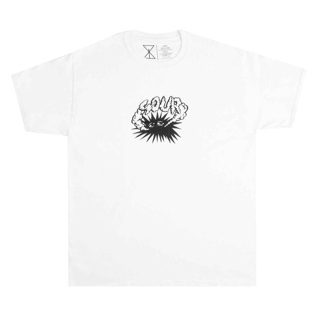 Sour Solution Smokey Stroll T-Shirt White  Sour   