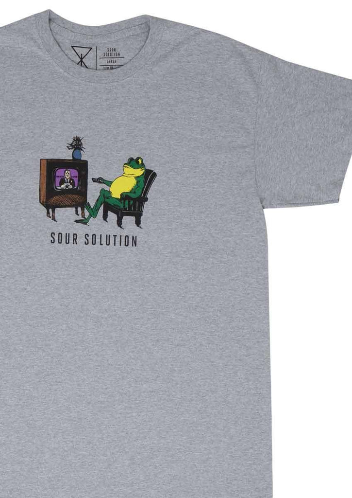 Sour Solution Brain Gone T-Shirt Heather Grey  Sour   