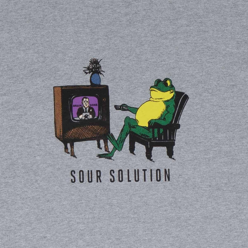 Sour Solution Brain Gone T-Shirt Heather Grey  Sour   