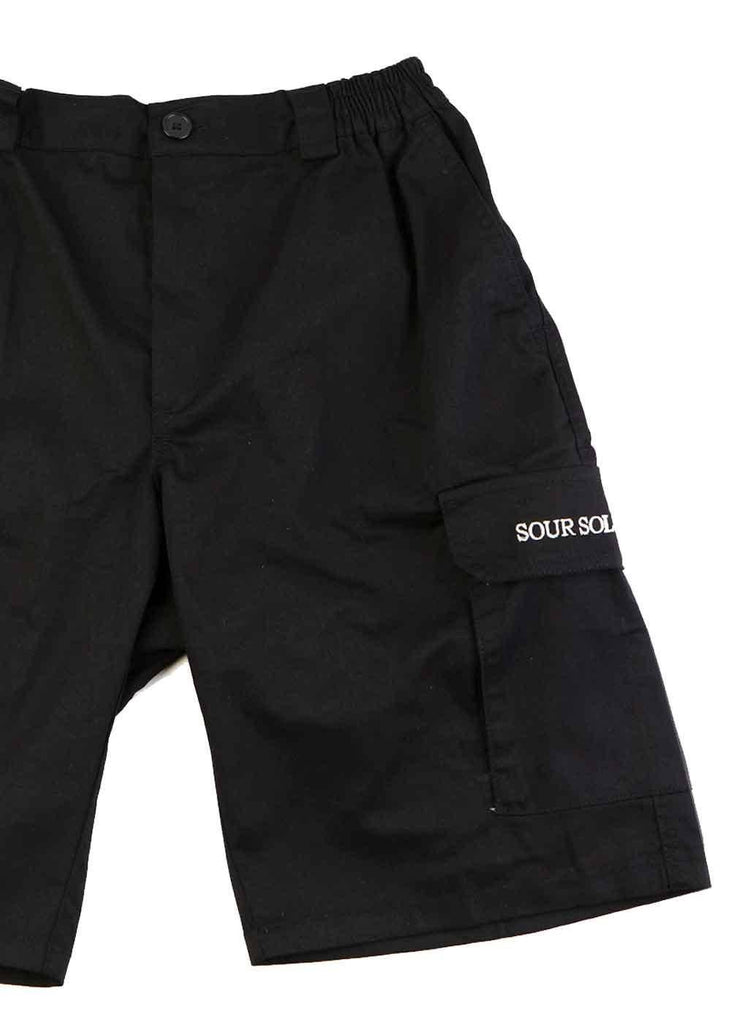 Sour City Safari Cargo Shorts Black  Sour   