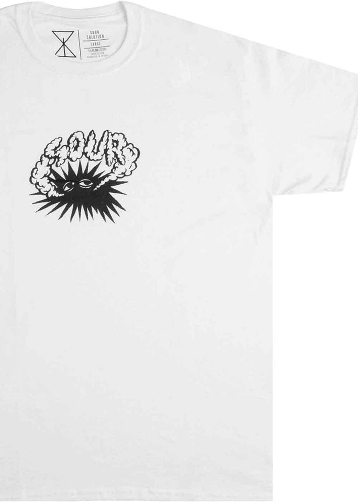 Sour Solution Smokey Stroll T-Shirt White  Sour   