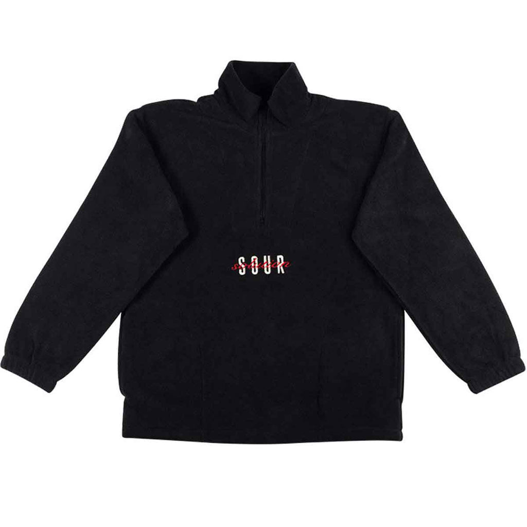 Sour Spothunter 1/4 Zip Fleece Jacket Black  Sour   