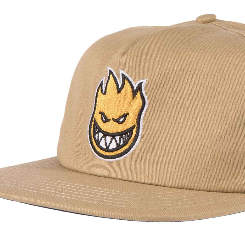 Spitfire Bighead Fill Snap Back Cap Tan Orange  Spitfire   