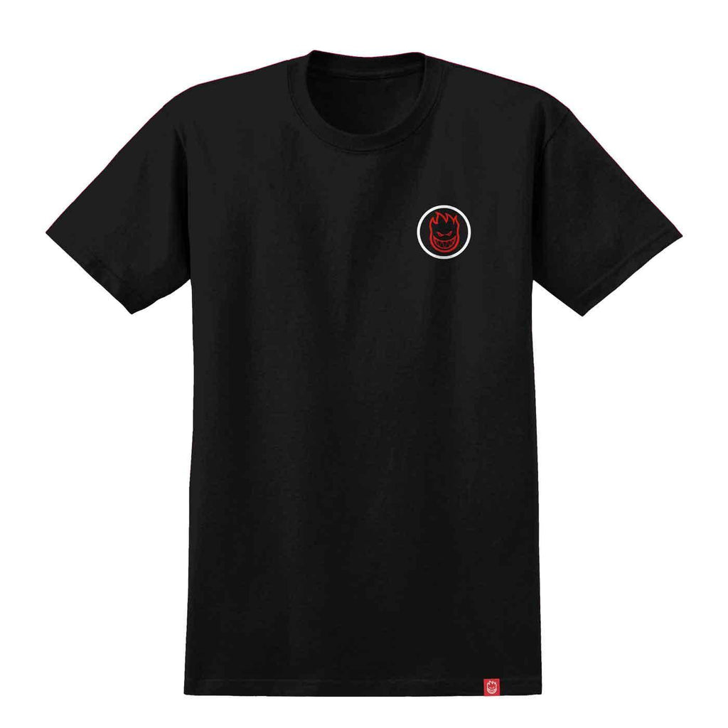 Spitfire Classic 87 Swirl Fade T-Shirt Black Red White  Spitfire   