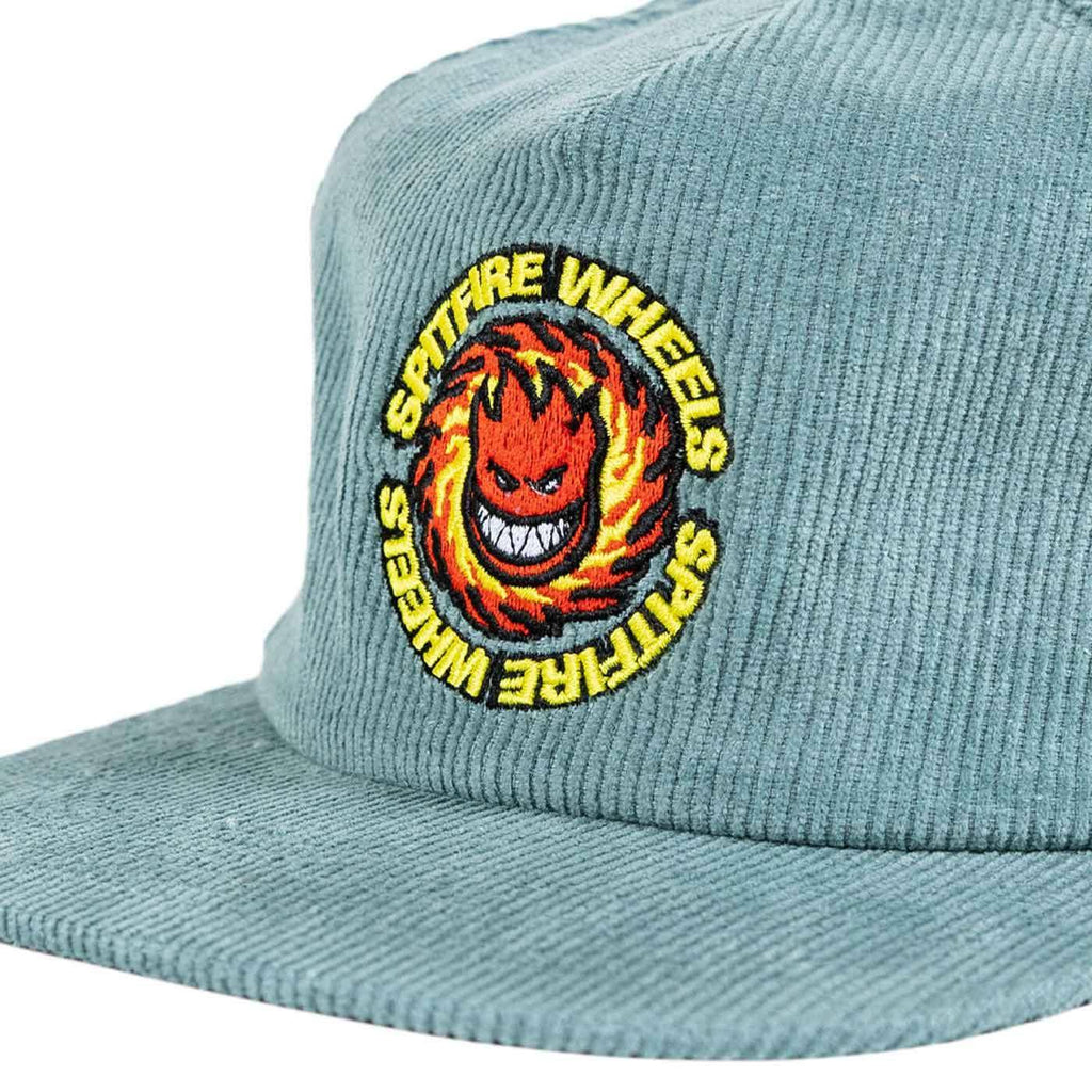 Spitfire OG Fireball Cord Snapback Cap Blue  Spitfire   
