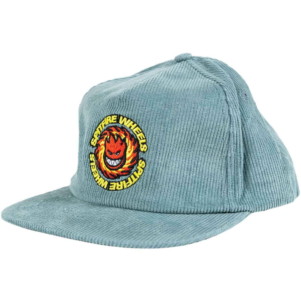 Spitfire OG Fireball Cord Snapback Cap Blue  Spitfire   