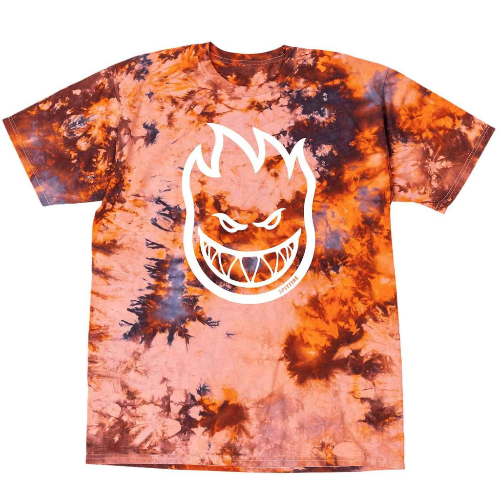 Spitfire Bidhead Liquid T Shirt Dirty Orange  Spitfire   