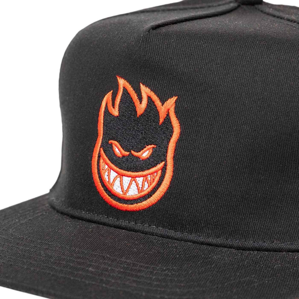 Spitfire Bighead Fill Snapback Cap Black Red Black  Spitfire   