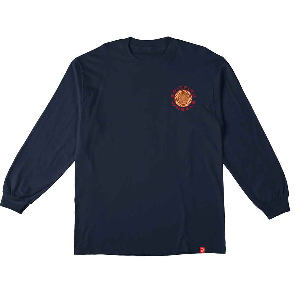 Spitfire Classic 87 Swirl Sleeve Longsleeve T-Shirt Navy  Spitfire   