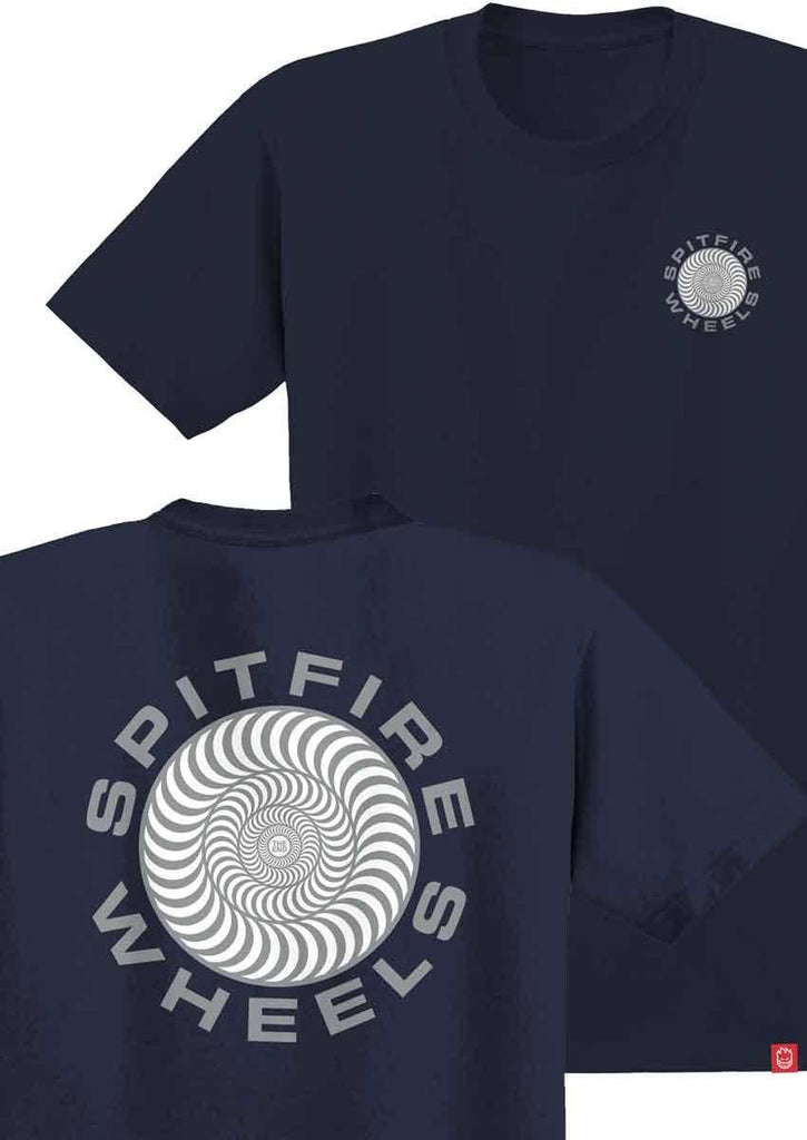 Spitfire Classic 87 Swirl T-Shirt Navy  Spitfire   