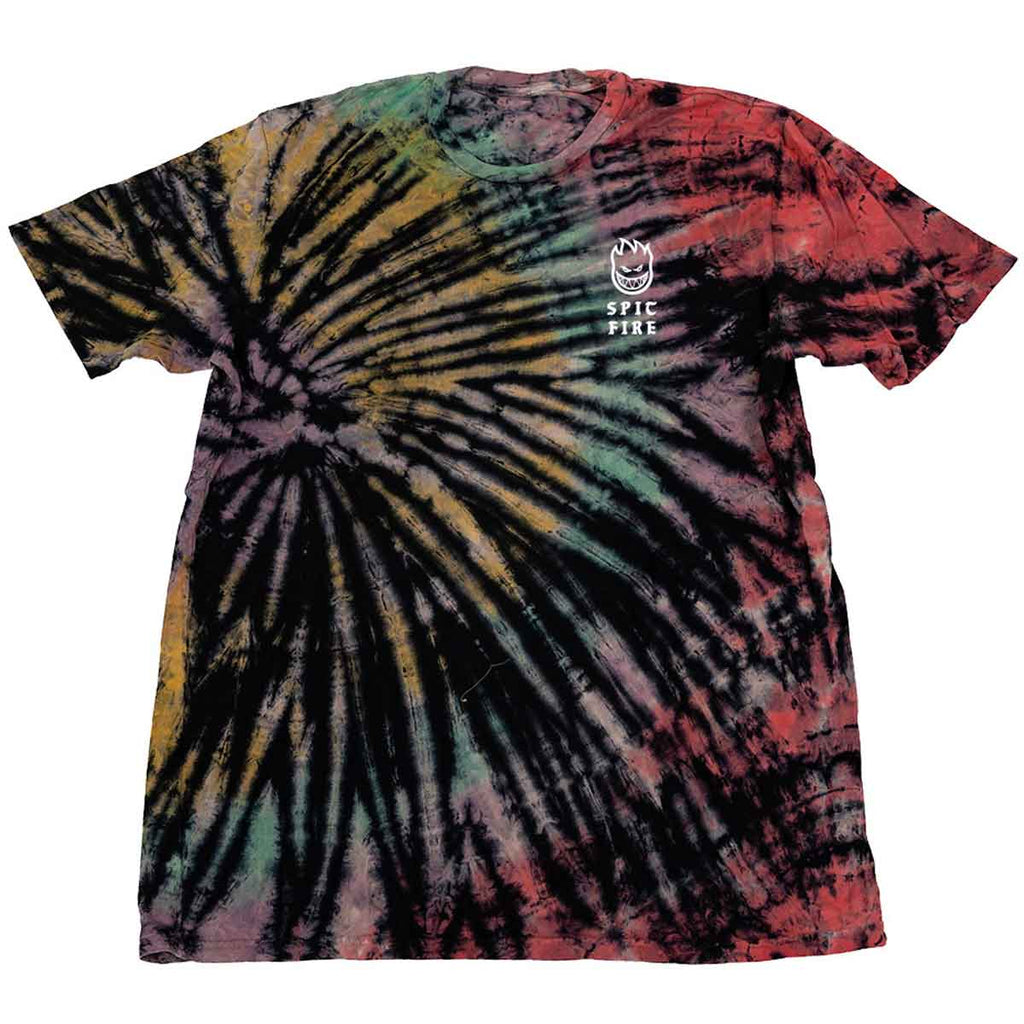 Spitfire Steady Rockin T-Shirt Rainbow Overdye  Spitfire   