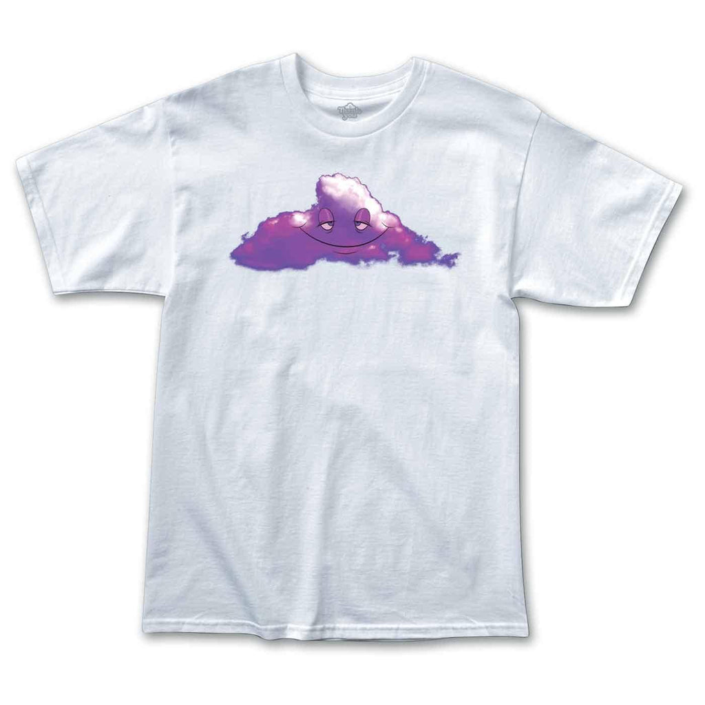 Thank You Head In The Purple Rain Clouds T-Shirt White  Thank You   