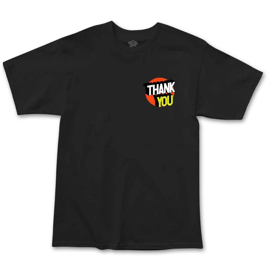 Thank You Spot On T-Shirt Black  Thank You   