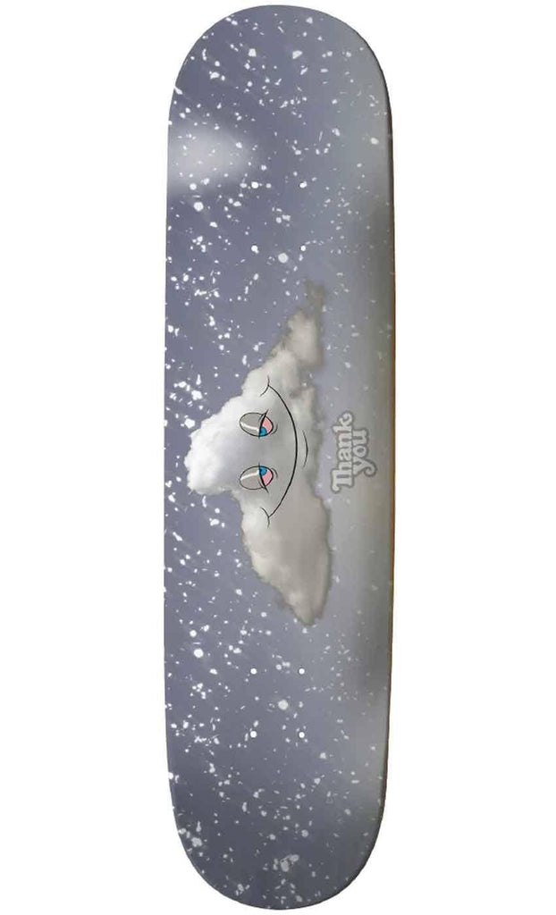 Thank You Head In The Snow Clouds 8.25 Deck  Thank You   