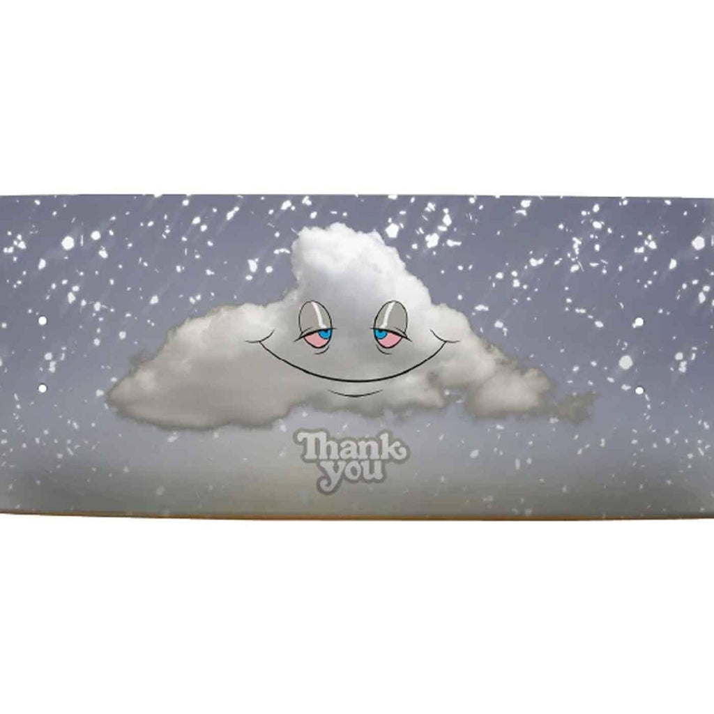 Thank You Head In The Snow Clouds 8.25 Deck  Thank You   