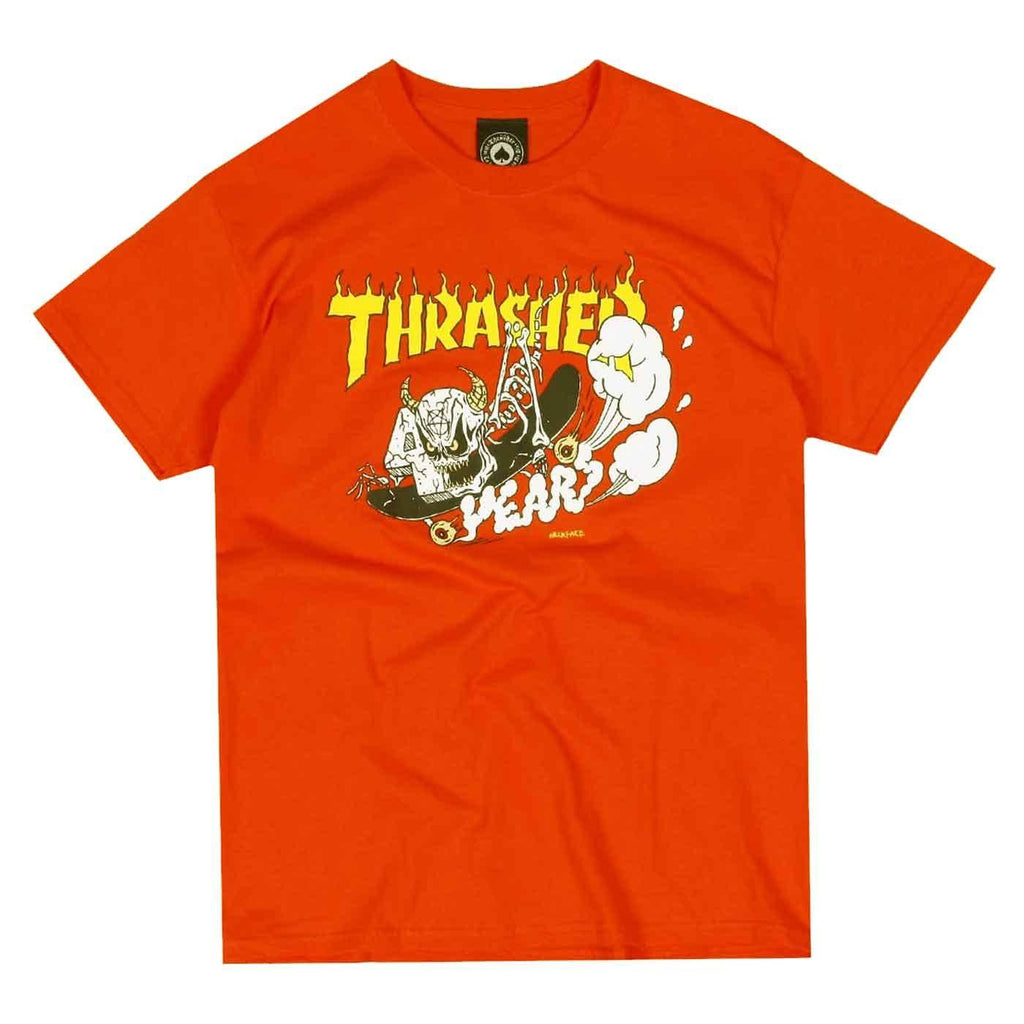 Thrasher Neckface 40 Year T-Shirt Orange  Thrasher   