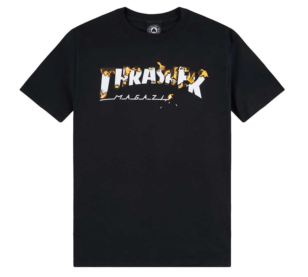 Thrasher Intro Burner T-Shirt Black  Thrasher   