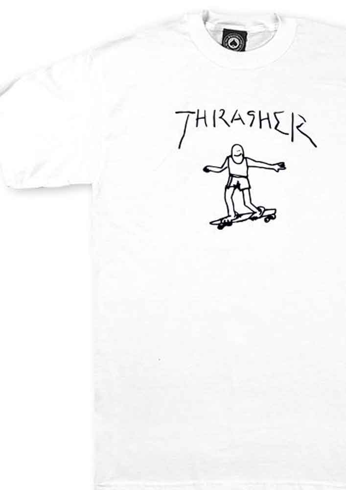 Thrasher Gonz T-Shirt White Handelsware Thrasher   