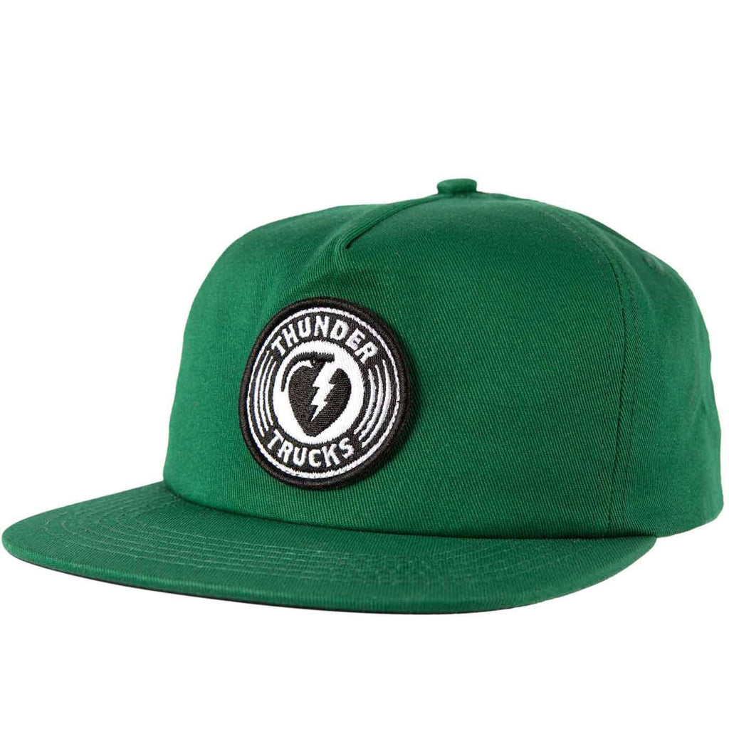 Thunder Charged Grenade Snap Back Cap Dark Green  Thunder   