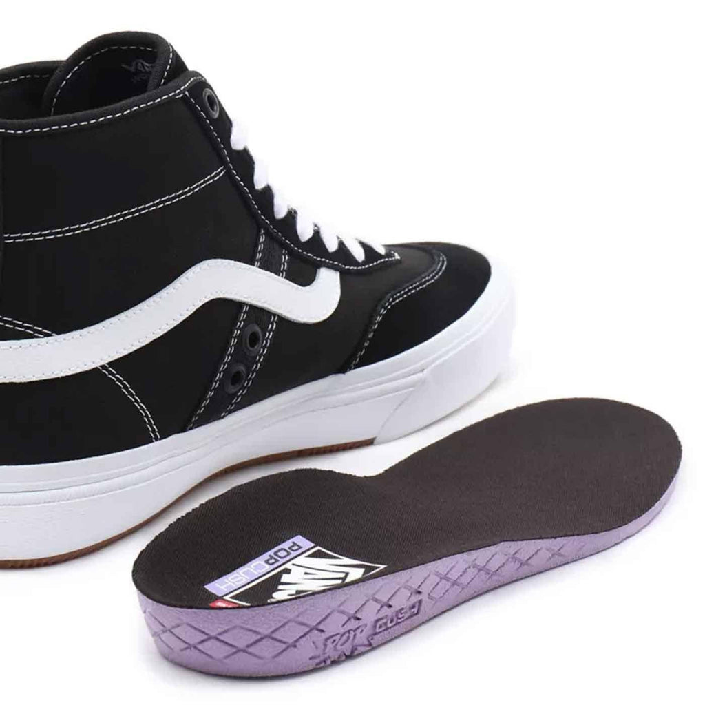 Vans Skate Crockett High Skateschuh Black White  Vans   
