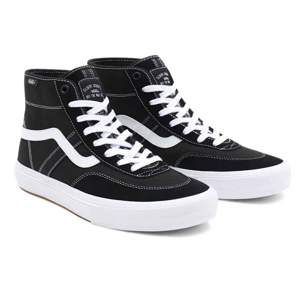 Vans Skate Crockett High Skateschuh Black White  Vans   