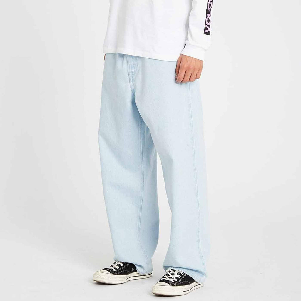Volcom Billow Super Loose Fit Jeans Light Blue  Volcom   