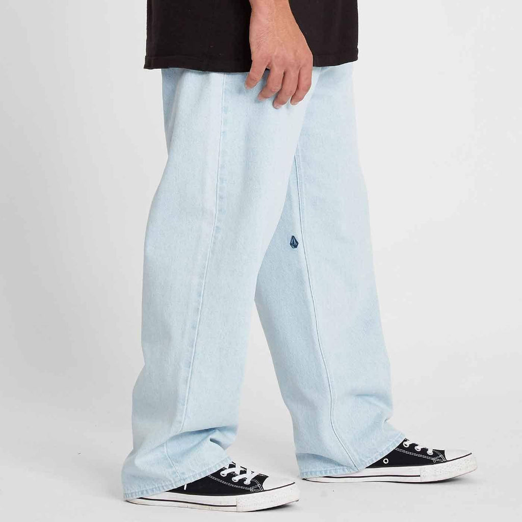Volcom Billow Super Loose Fit Jeans Light Blue  Volcom   