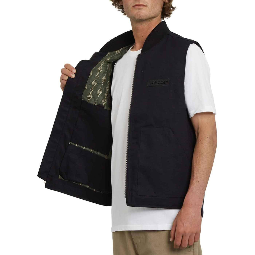 Volcom Colin Provost Canvas Vest Black  Volcom   
