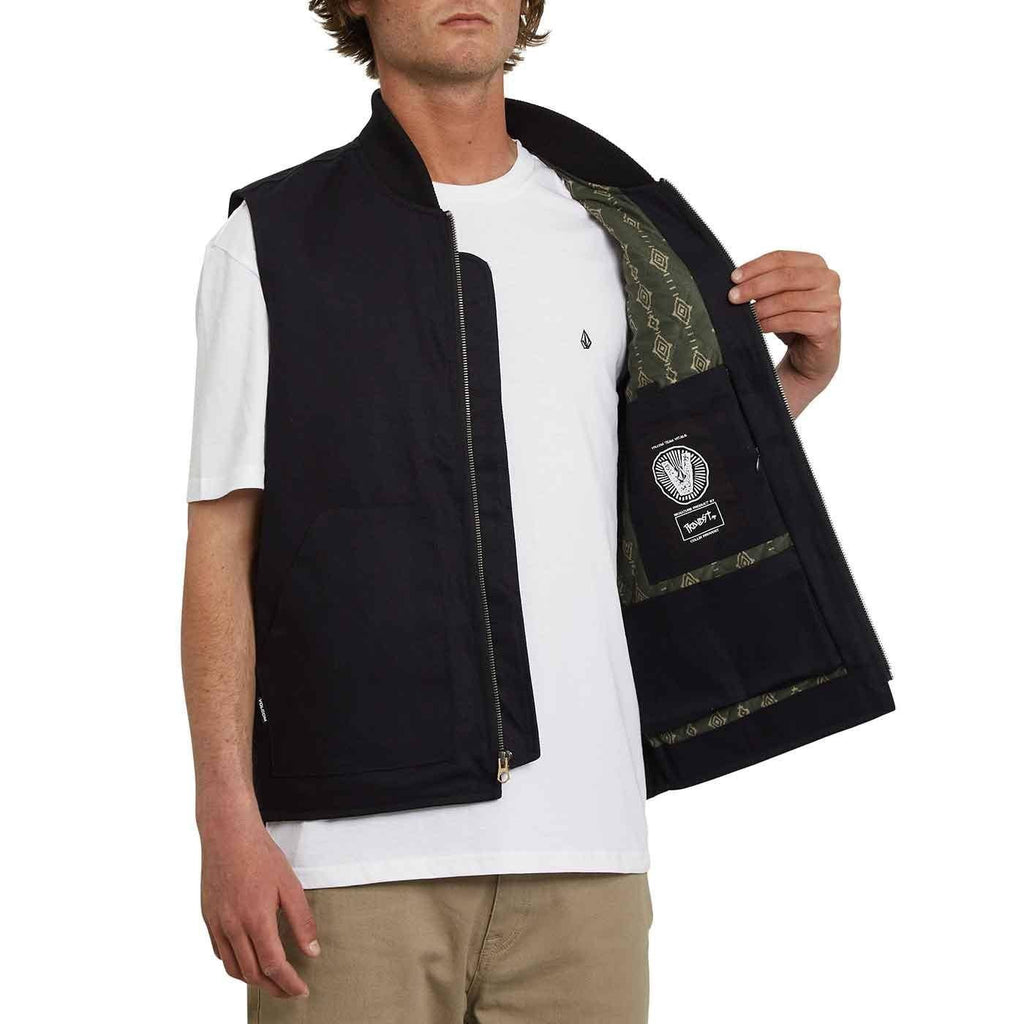 Volcom Colin Provost Canvas Vest Black  Volcom   