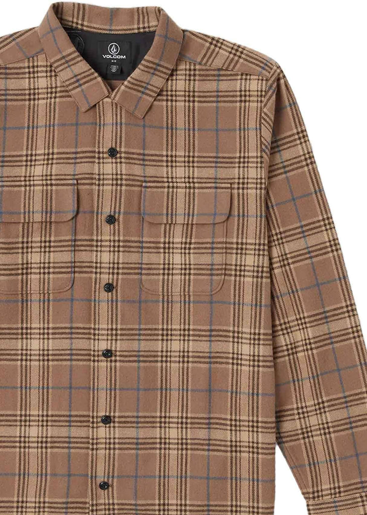 Volcom Grant Taylor Flanell Hemd Khaki  Volcom   