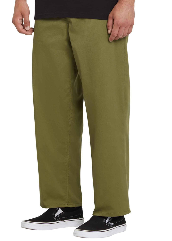 Volcom Outer Spaced Elastic Waist Pant Martini Olive  Volcom   